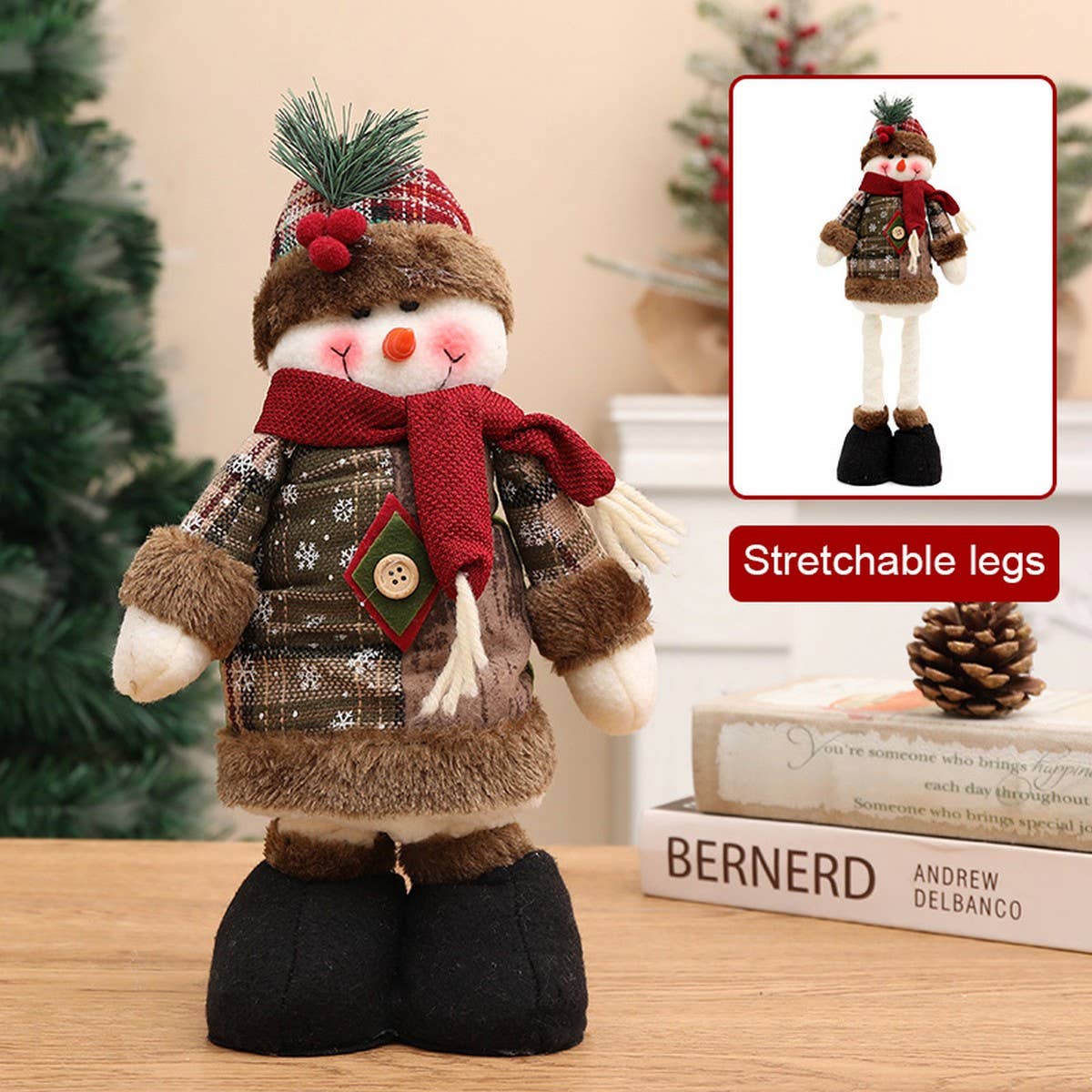 CWMM1738_Christmas Vintage Plaid Retractable Action Figure