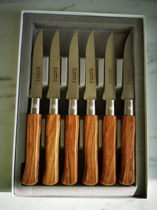 Set of 6 steak knives from the brand LA FOURMI