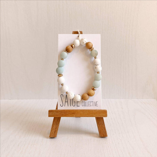 Harmony Mala Bracelet - amazonite, sandalwood, howlite