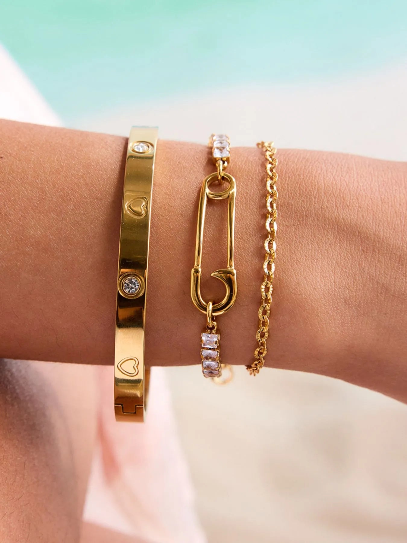 Solar Veil Bracelet Set