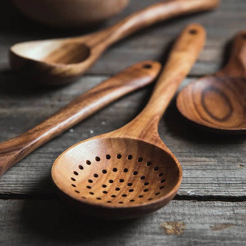 7-Piece Wooden Cooking Set
