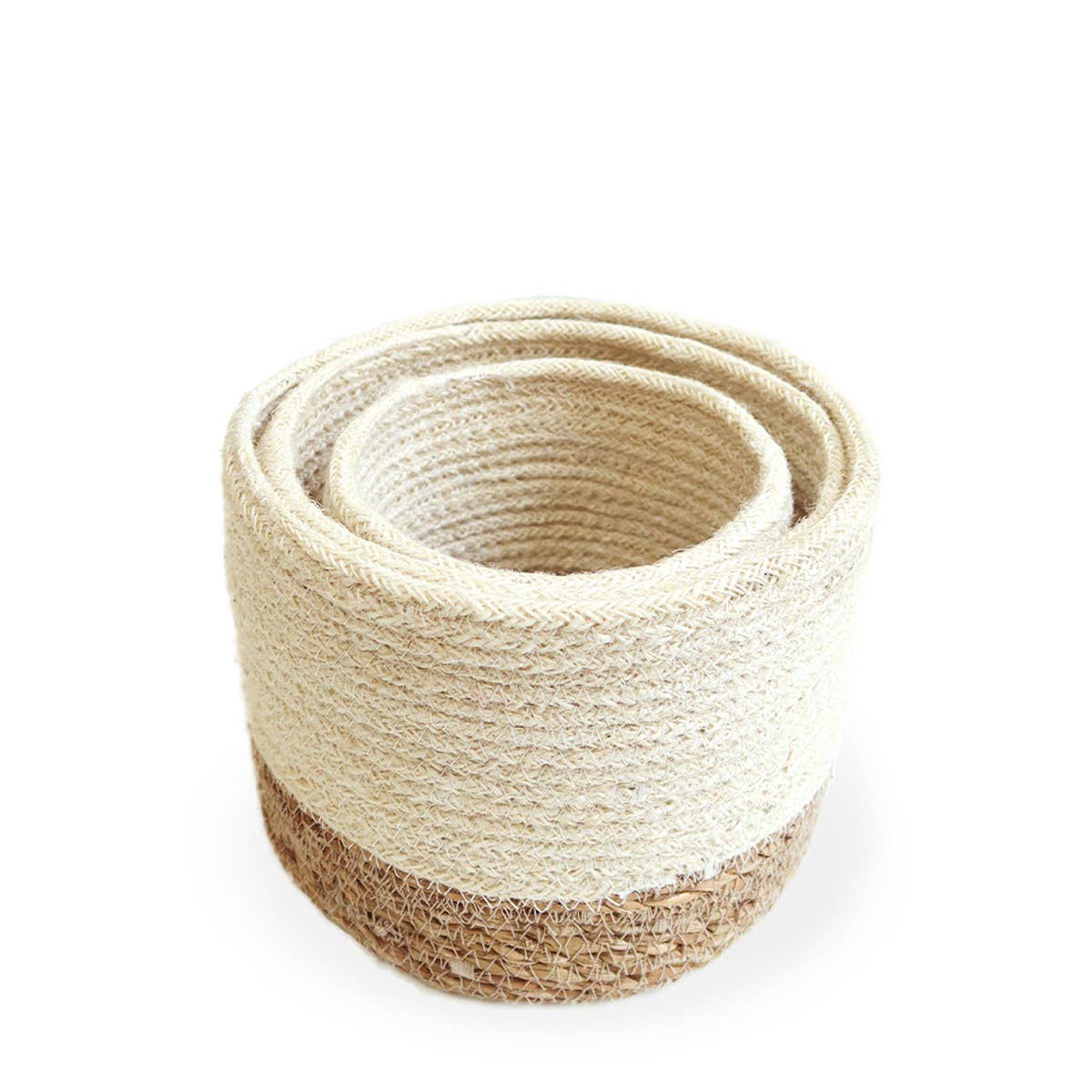 Handwoven Wicker Storage Basket • Savar Bin-Set of 3