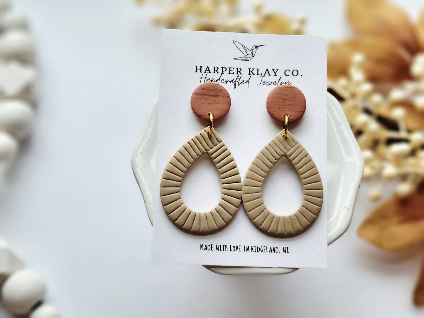 The Boho Chic Set- Polymer Clay Dangle Earrings