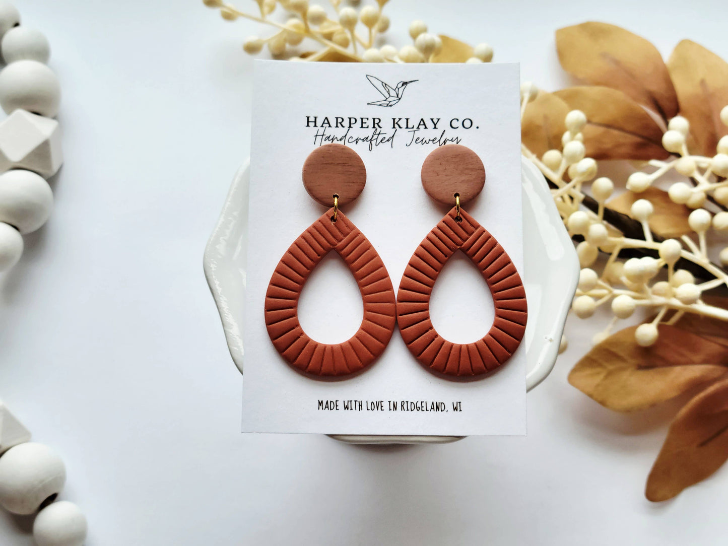 The Boho Chic Set- Polymer Clay Dangle Earrings