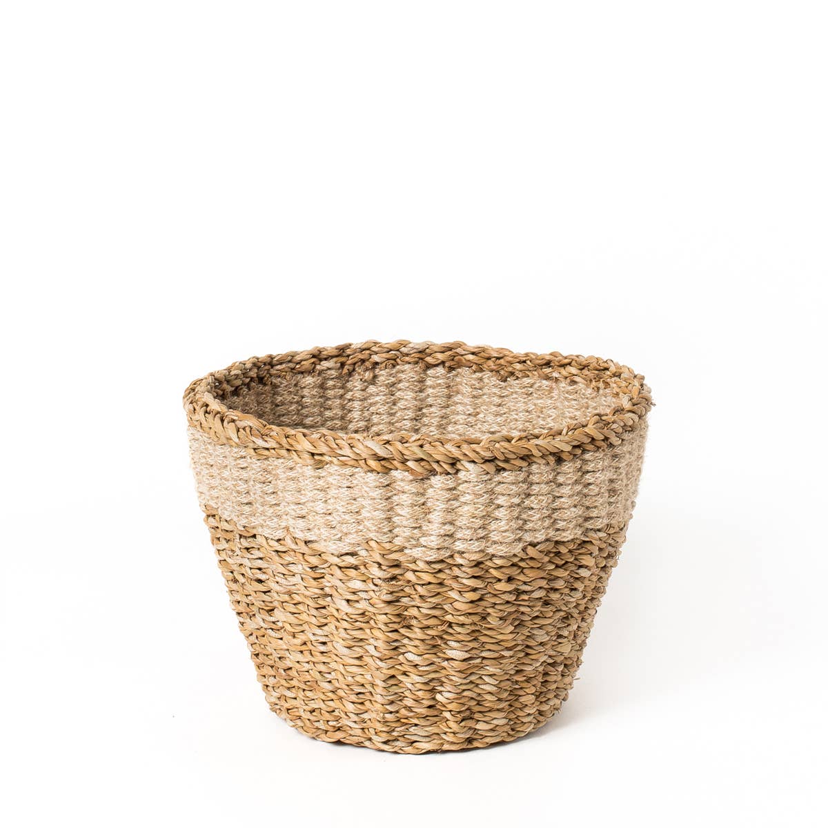 Handwoven Wicker Storage Basket • Savar Planter-Set of 2