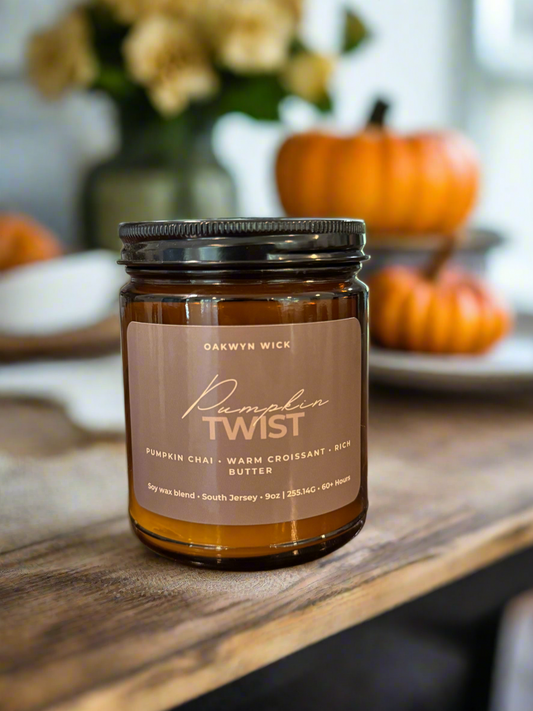 Pumpkin Twist 9oz Candle