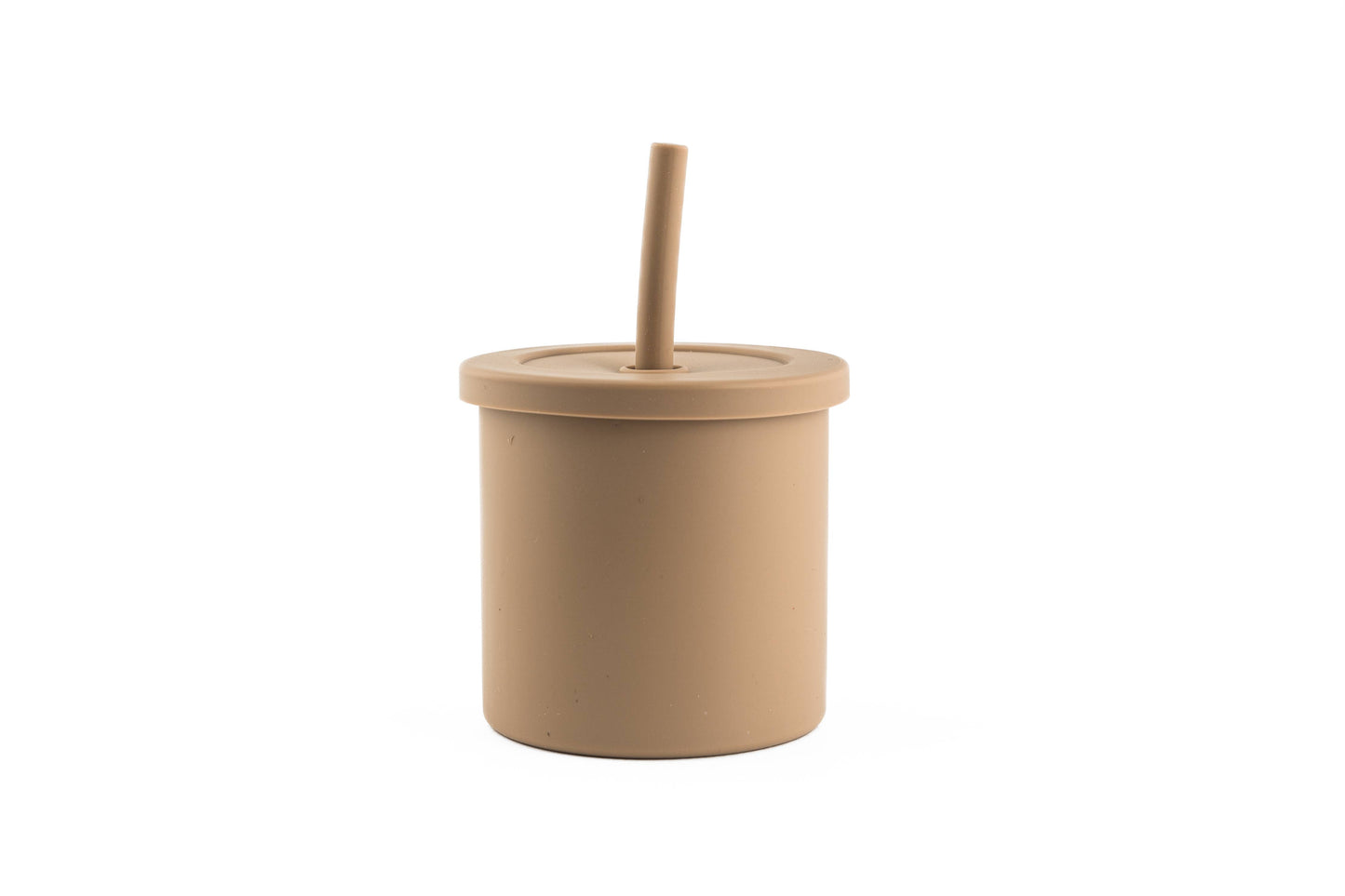 2 in 1 Straw Cup and Snack Container - Cool Tones