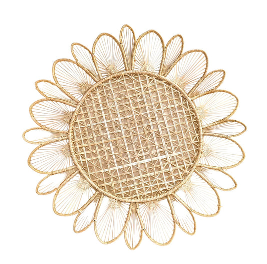 Daisy Handwoven Iraca Placemat