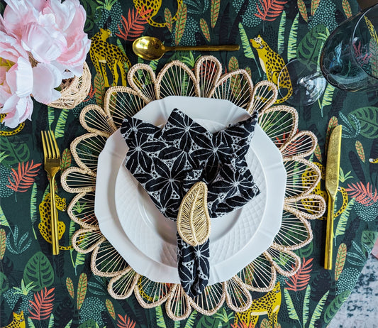 Daisy Handwoven Iraca Placemat