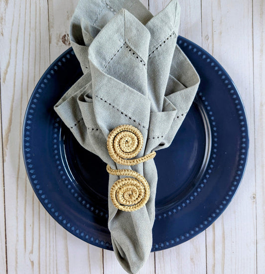 Caracoli Handwoven Iraca Napkin Ring