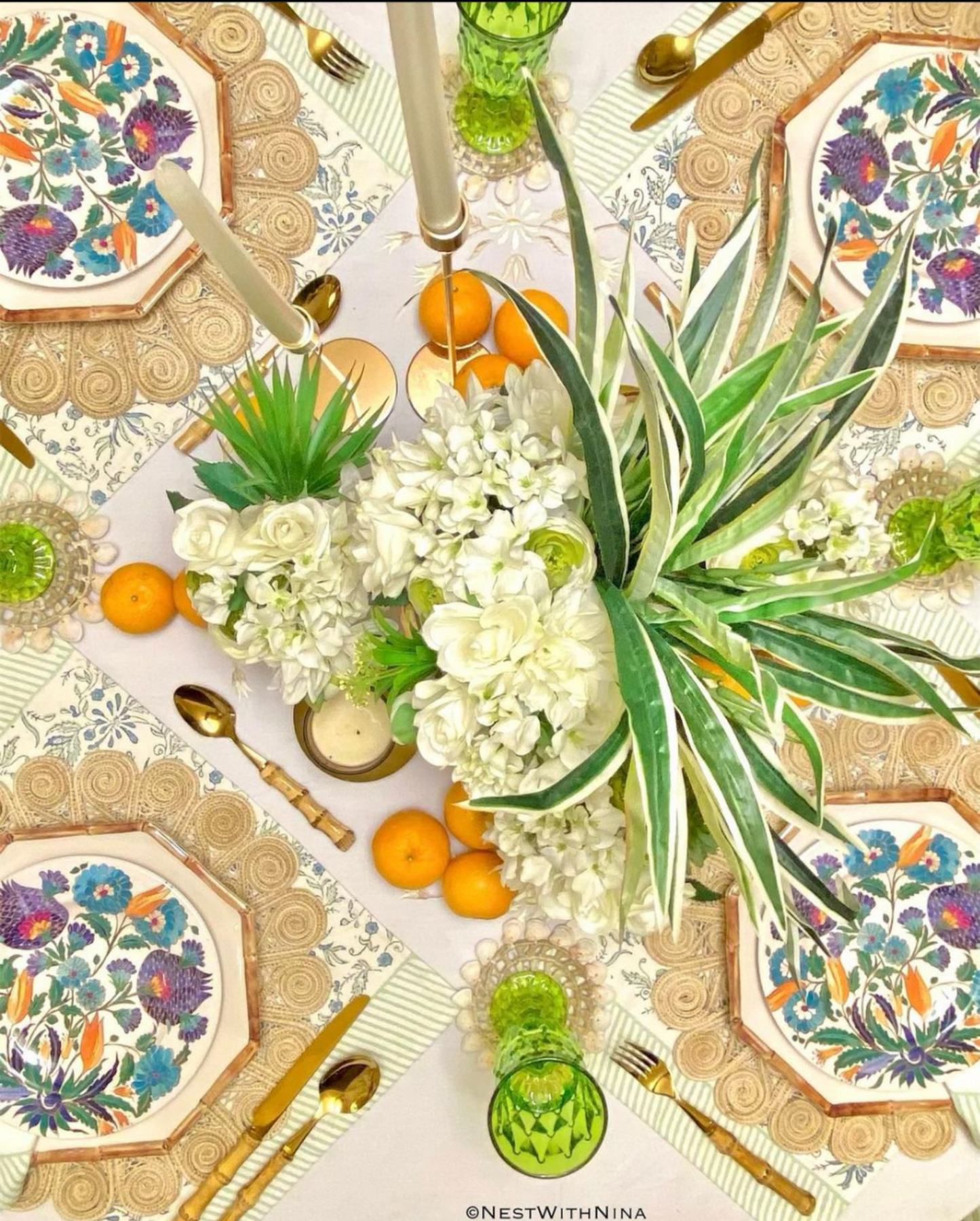 Elegance Handwoven Iraca Placemat