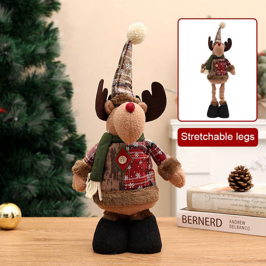 CWMM1738_Christmas Vintage Plaid Retractable Action Figure