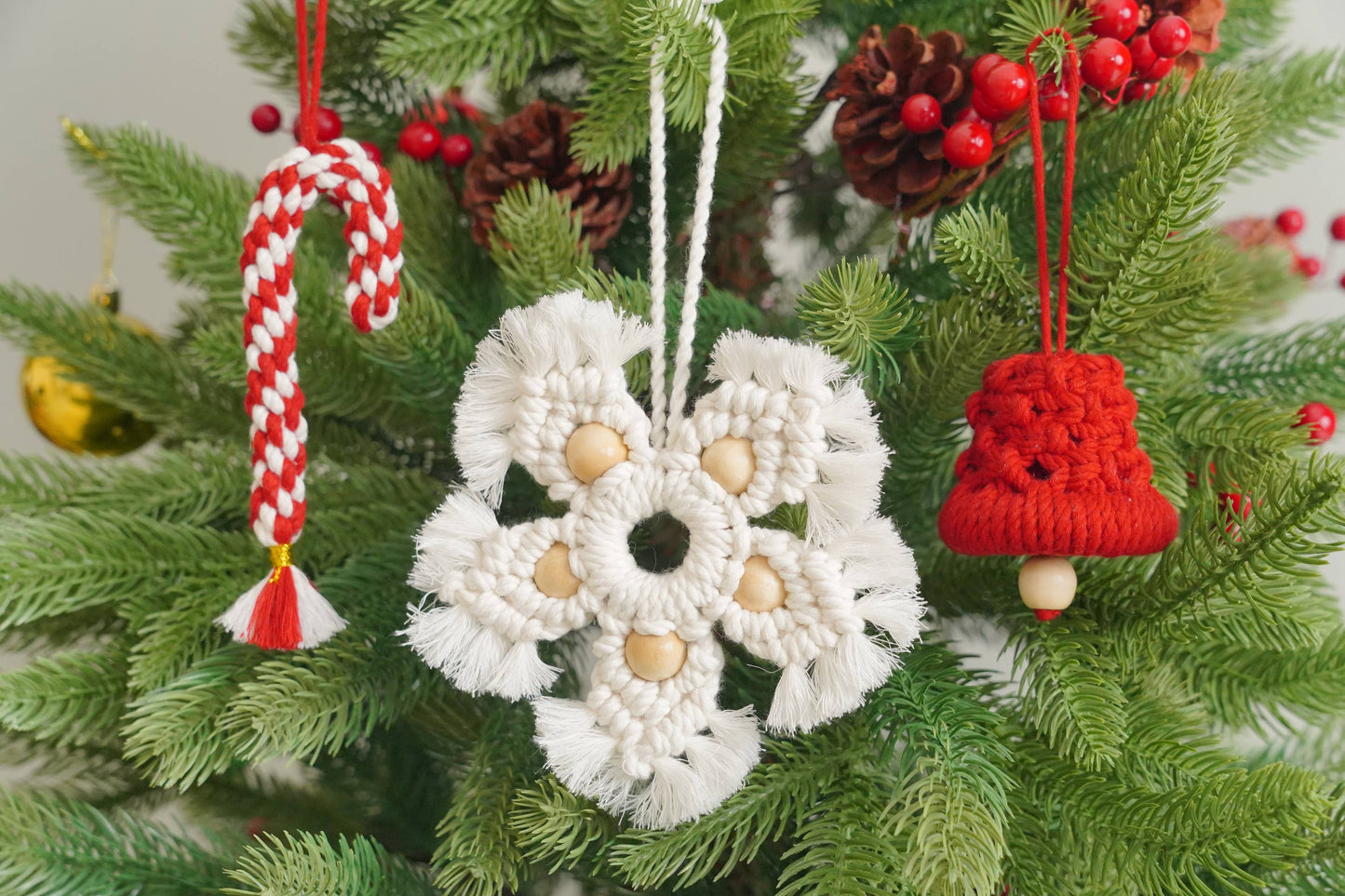 Boho Christmas Ornament Set X40