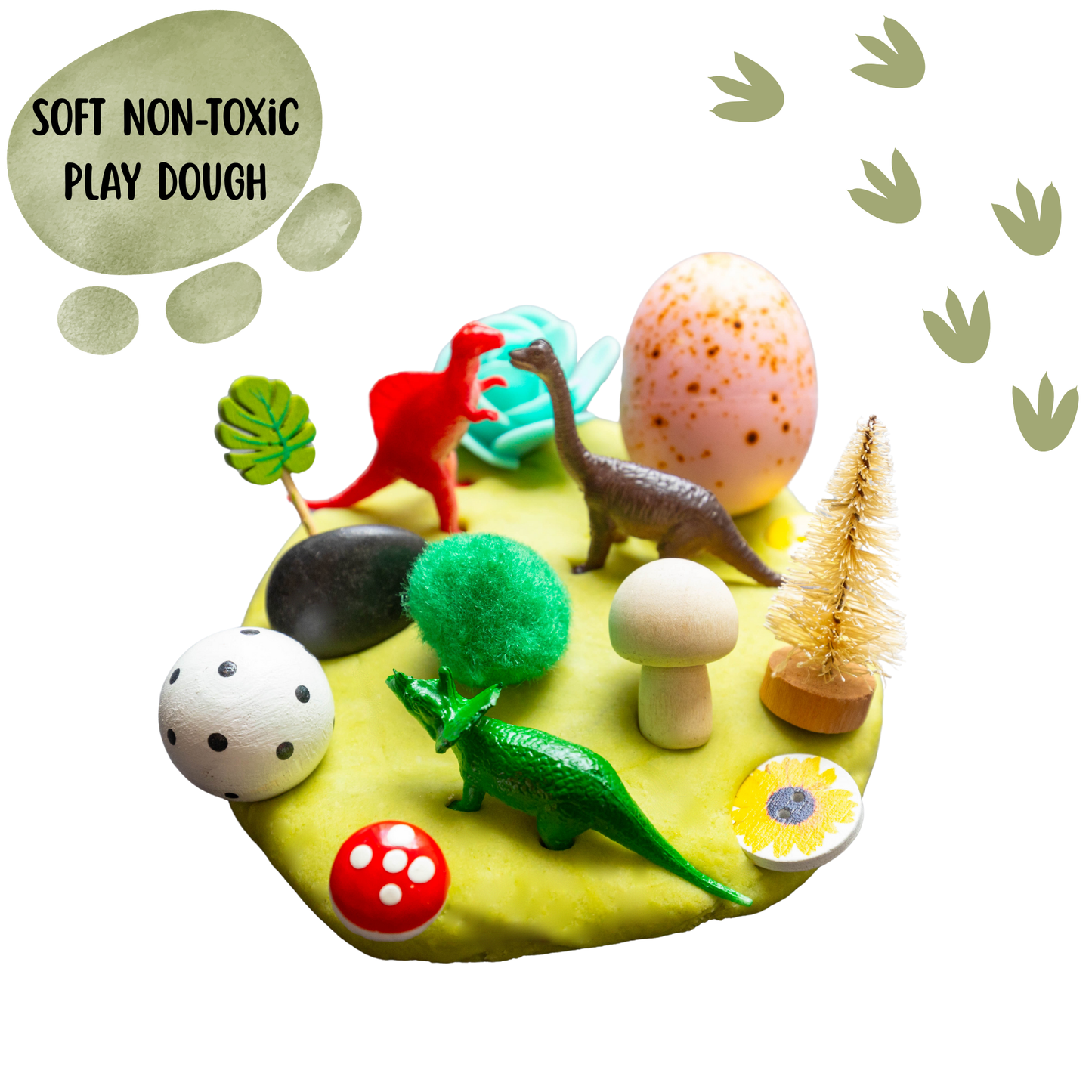 Dinosaur Play Dough Kit, Playdough Sensory Kit, Sensory Play