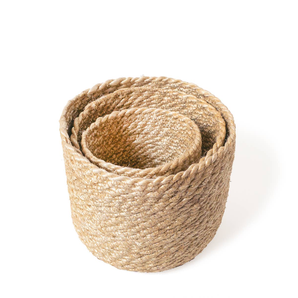 Handwoven Wicker Storage Basket • Kata Bin -Set of 3