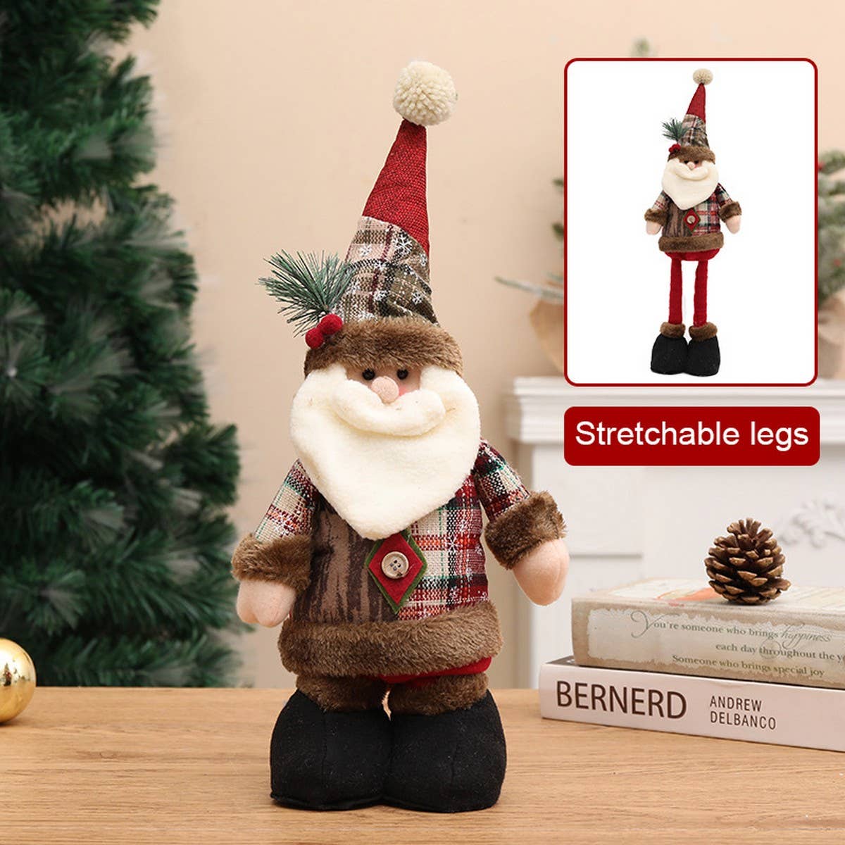 CWMM1738_Christmas Vintage Plaid Retractable Action Figure