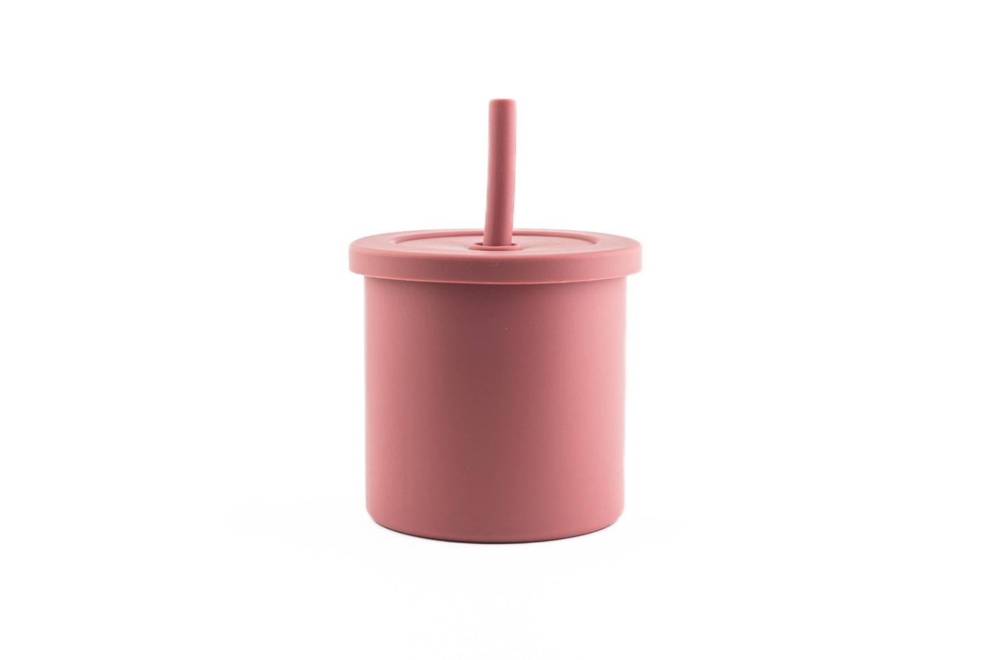 2 in 1 Straw Cup and Snack Container - Warm Tones