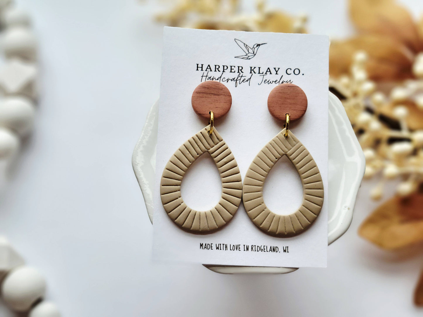 The Boho Chic Set- Polymer Clay Dangle Earrings