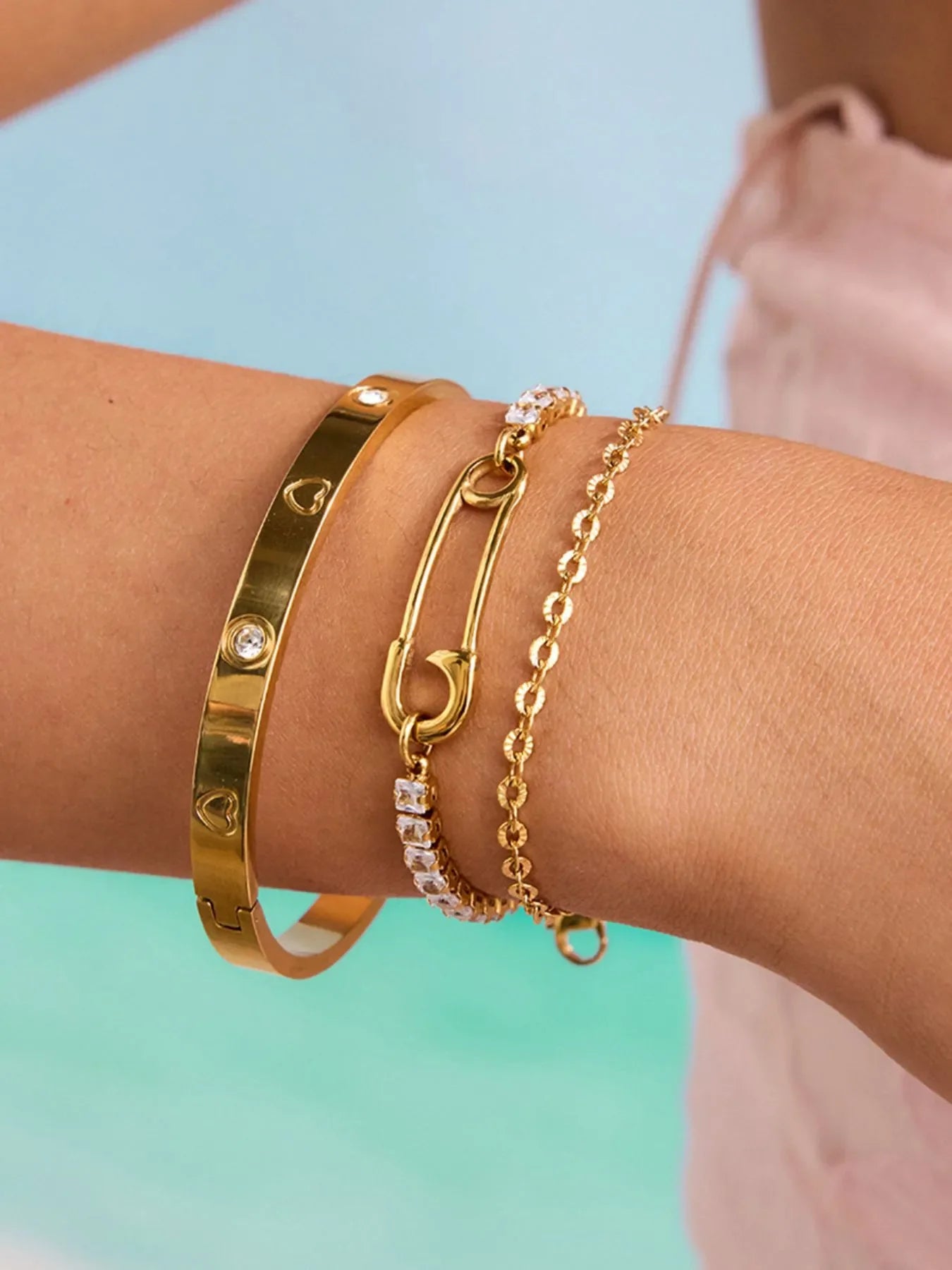 Solar Veil Bracelet Set