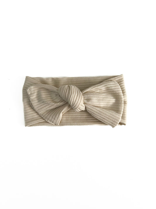 Oat Bow Headwrap