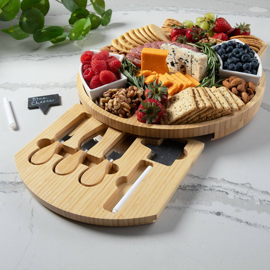 Bamboo Charcuterie Tray Set