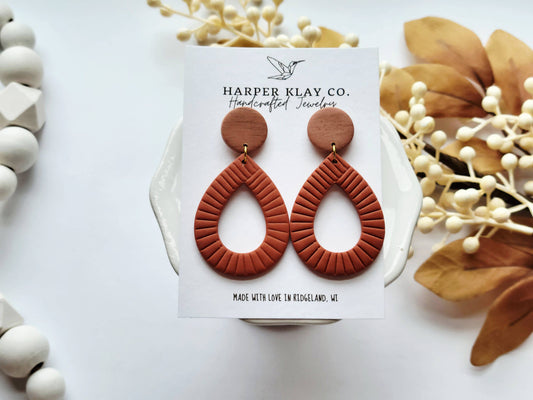 The Boho Chic Set- Polymer Clay Dangle Earrings
