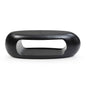 53.93" Modern Oval Coffee Table - Black