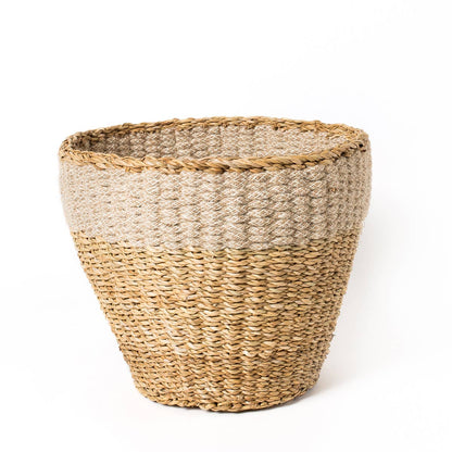 Handwoven Wicker Storage Basket • Savar Planter-Set of 2