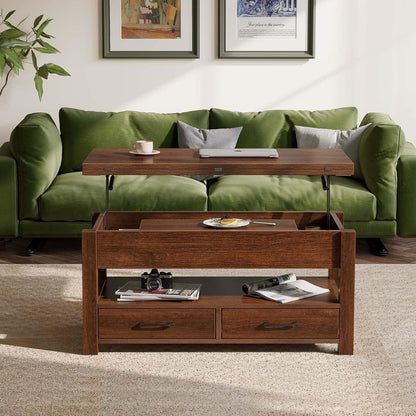 Coffee Table Lift Top – Multi-Function Dining; Storage for Smart Living