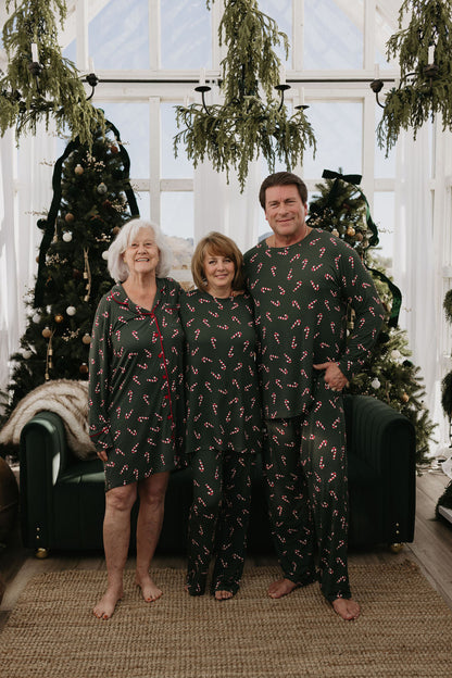 Men's Bamboo Pajamas | Candy Cane Lane 2024