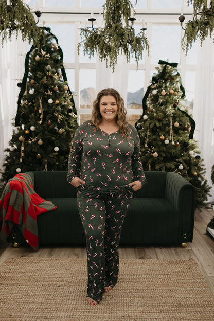 Women's Bamboo Pajamas | Candy Cane Lane 2024