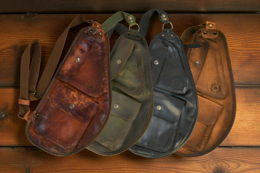 Bovine Leather Slim Sling - Black