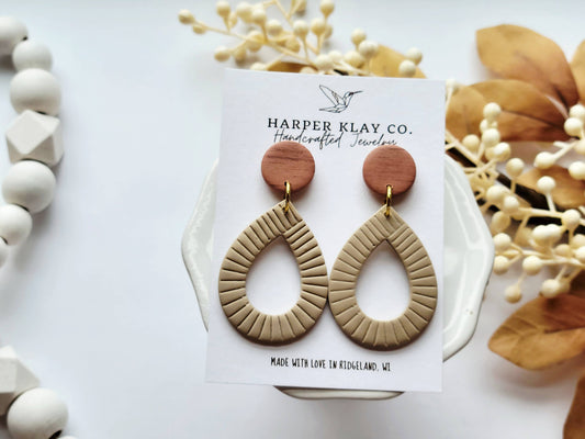 The Boho Chic Set- Polymer Clay Dangle Earrings