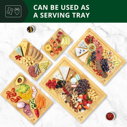 Cutting Board Set of 5, Bamboo