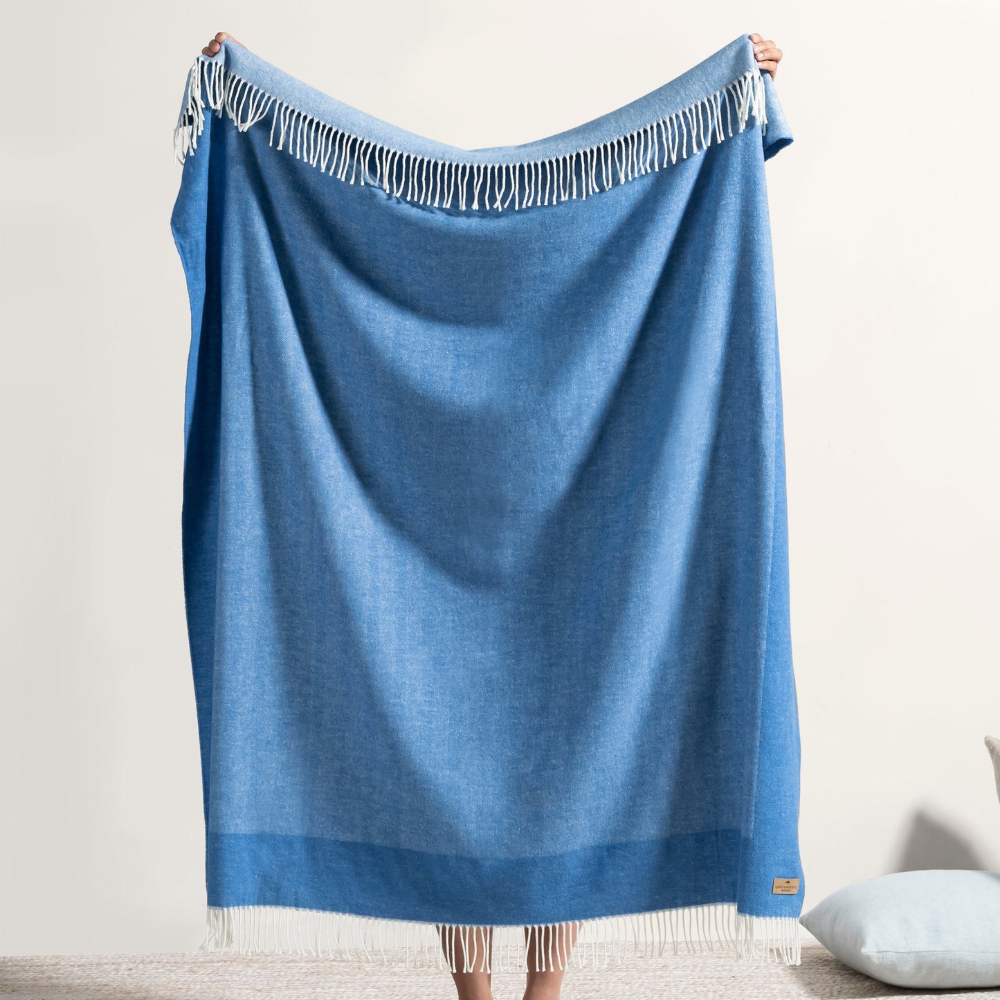 Border Herringbone Throw