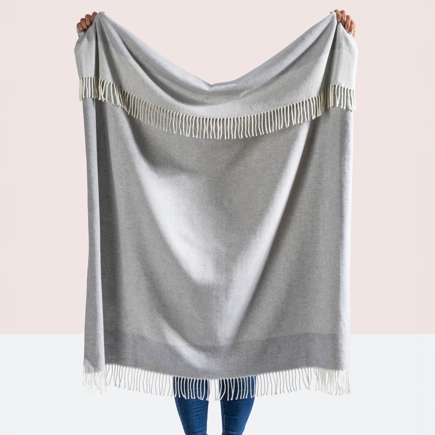 Border Herringbone Throw