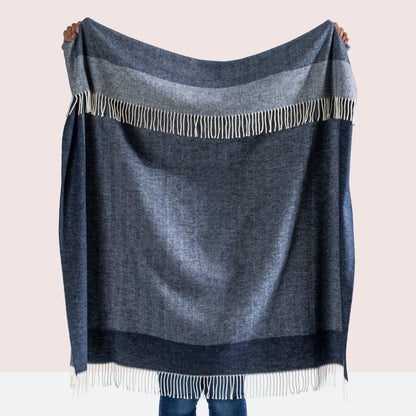 Border Herringbone Throw