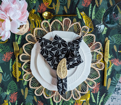 Daisy Handwoven Iraca Placemat