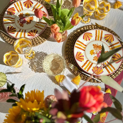 Starburst Handwoven Iraca Bread Basket