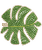 Monstera Leaf Handwoven Iraca Placemat