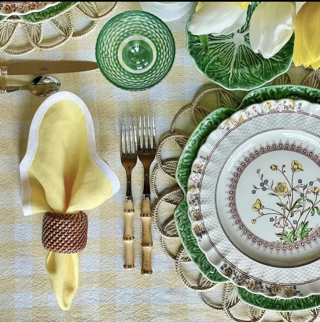 Luminous Handwoven Iraca Placemat