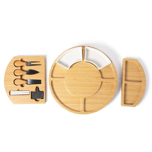 Bamboo Charcuterie Tray Set