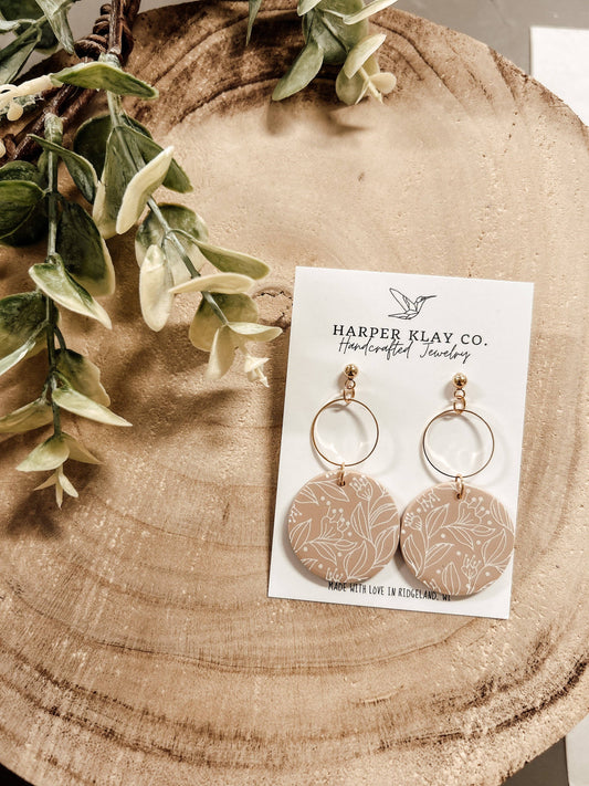 The Lily Set- Polymer Clay Dangle Earrings