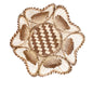 10" Floral Handwoven Iraca Bread Basket