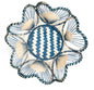 10" Floral Handwoven Iraca Bread Basket