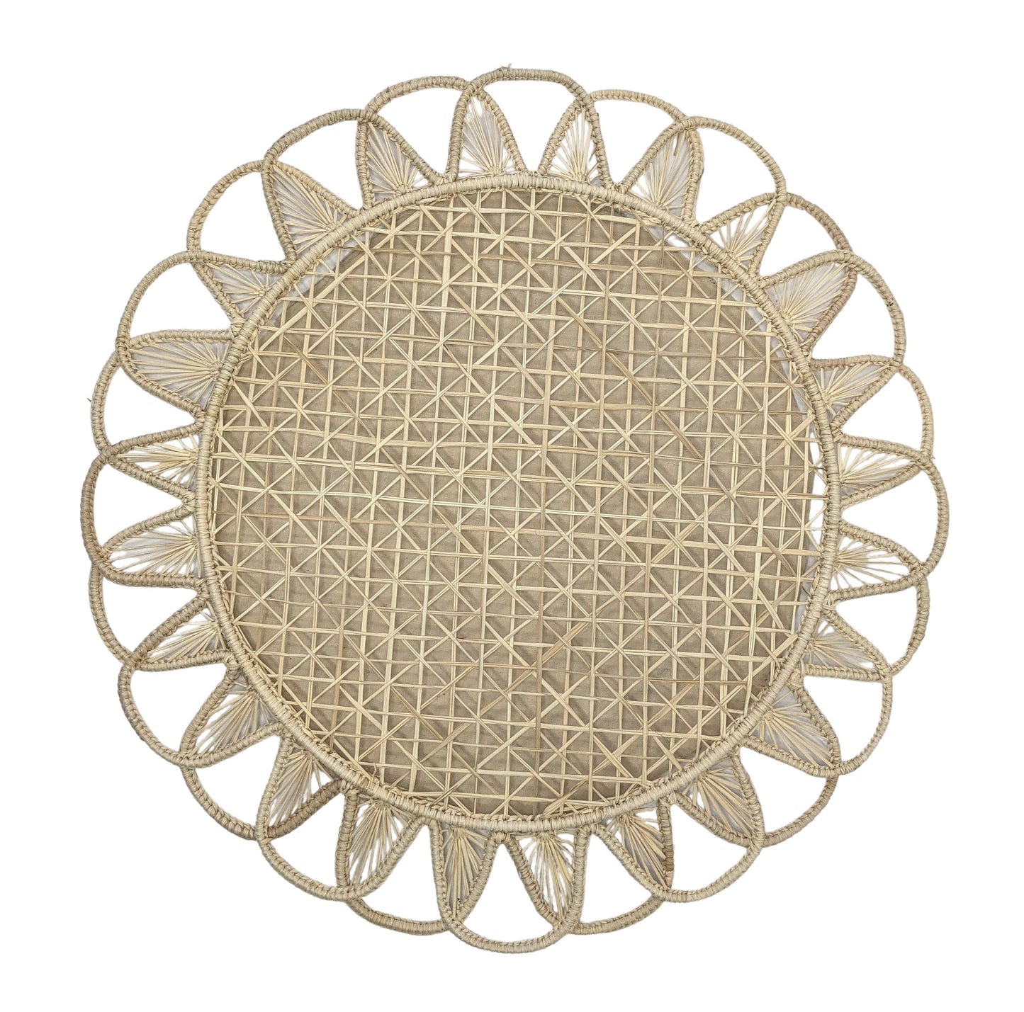 Luminous Handwoven Iraca Placemat